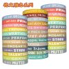 Motivational Silicone Wristband for Positive Energy with German Quotes - Model: 854426341861