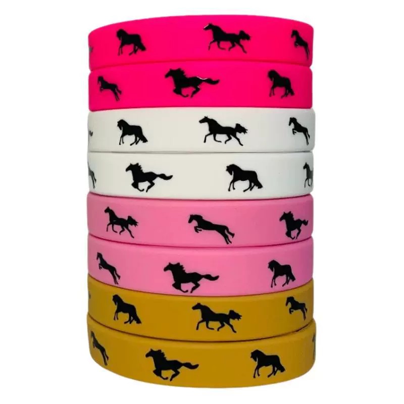 Horse Racing Silicone Bracelet for Derby Day Animal Lovers - Model: 842874518515 - 图片 5