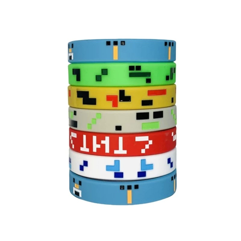 Pixel Miner Battle Game Silicone Wristband for Building Blocks - Model: 842521398243 - 图片 5
