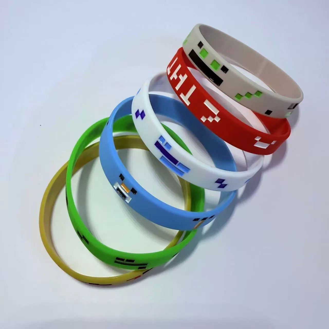 Pixel Miner Battle Game Silicone Wristband for Building Blocks - Model: 842521398243 - 图片 6