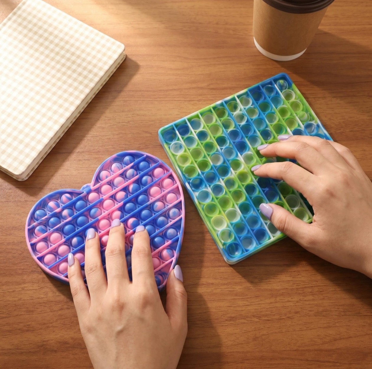 Heart Silicone Stress Relief Toy for Children Early Learning - Model: 1061569079719 - 图片 2