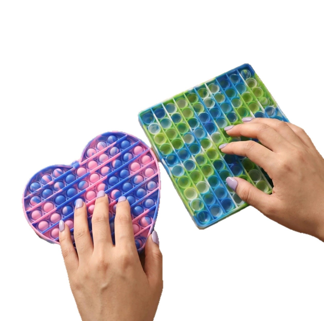 Heart Silicone Stress Relief Toy for Children Early Learning - Model: 1061569079719 - 图片 5