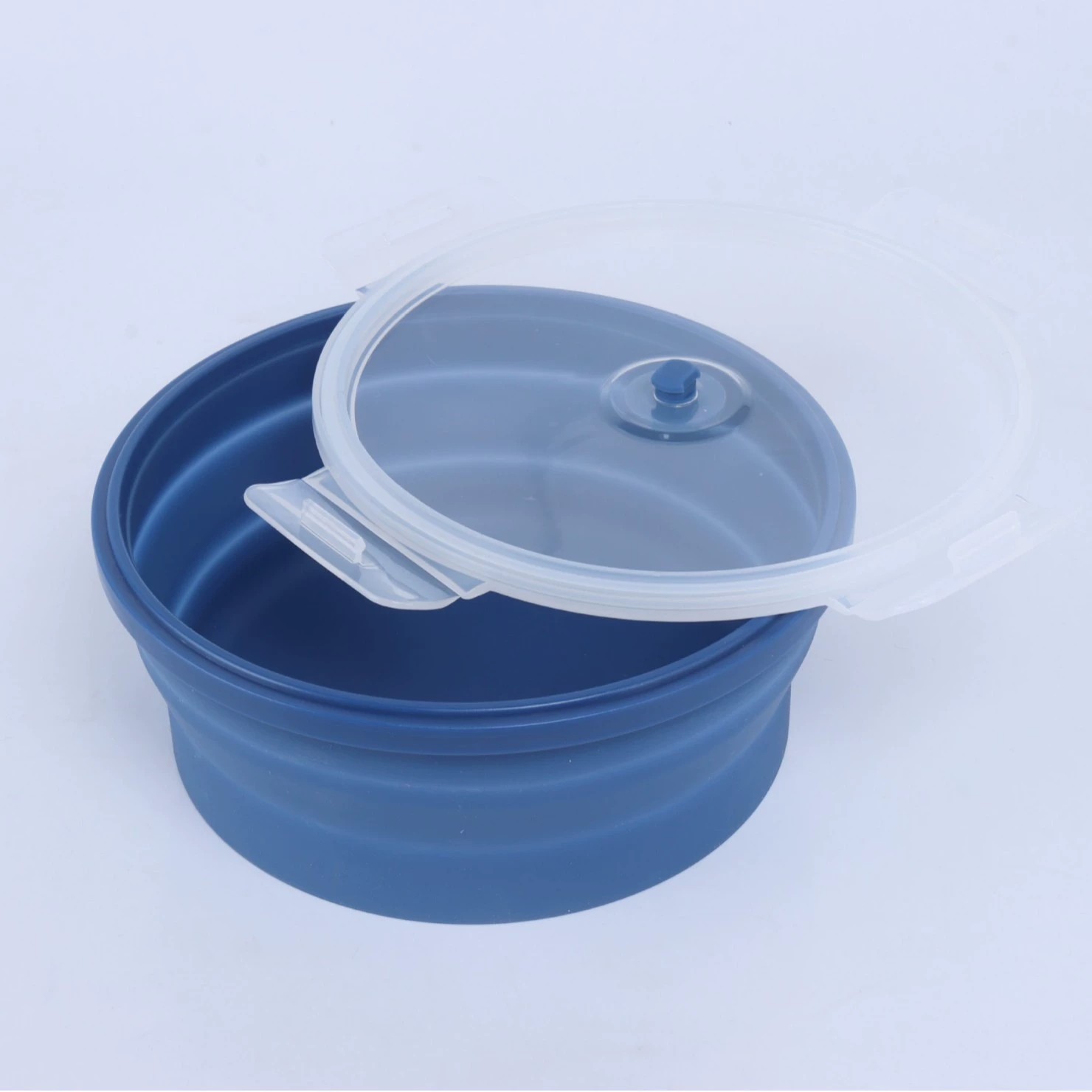 Collapsible Silicone Lunch Box for High-Temp Sealed Fresh-Keeping - Model: 1061829799625