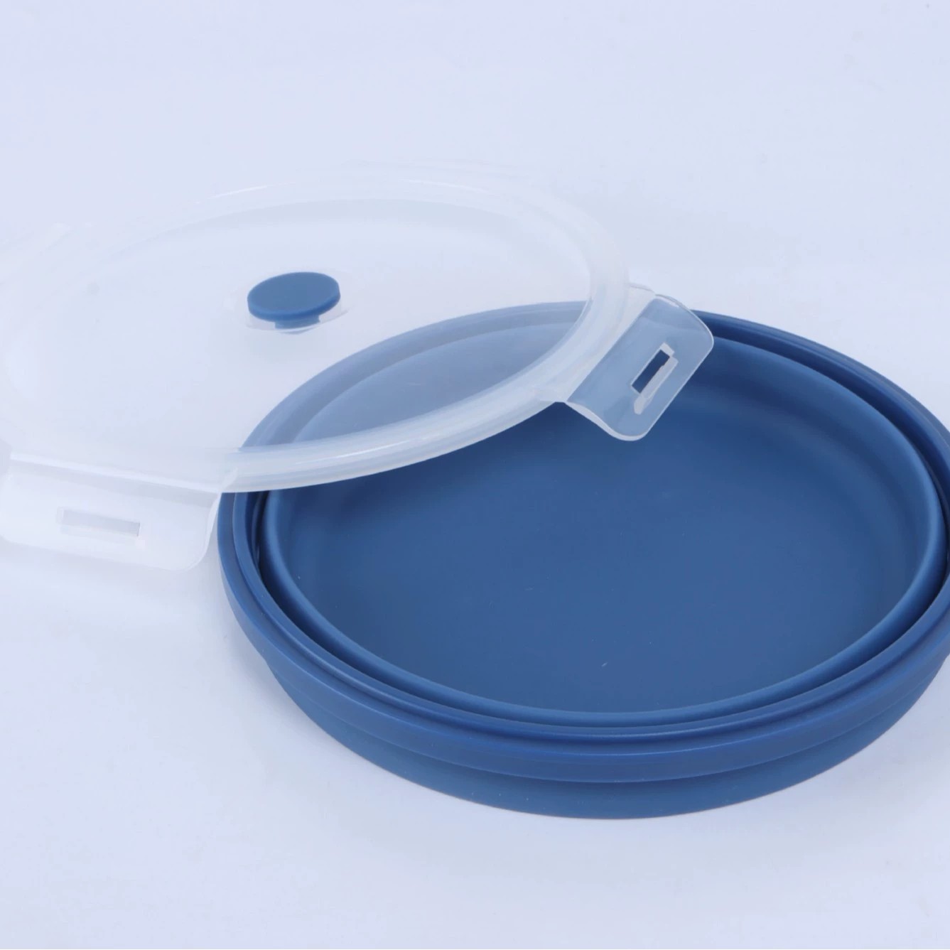 Collapsible Silicone Lunch Box for High-Temp Sealed Fresh-Keeping - Model: 1061829799625 - 图片 3