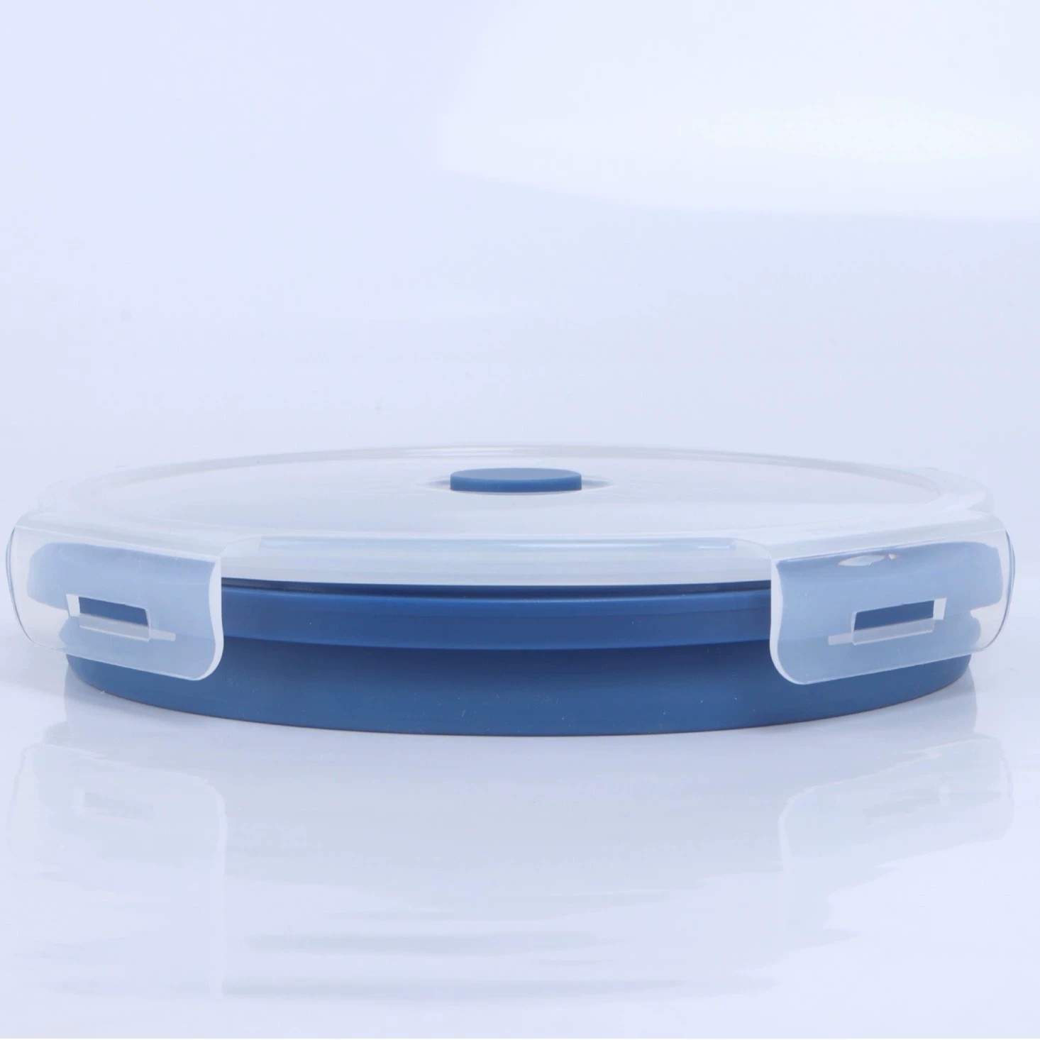 Collapsible Silicone Lunch Box for High-Temp Sealed Fresh-Keeping - Model: 1061829799625 - 图片 4