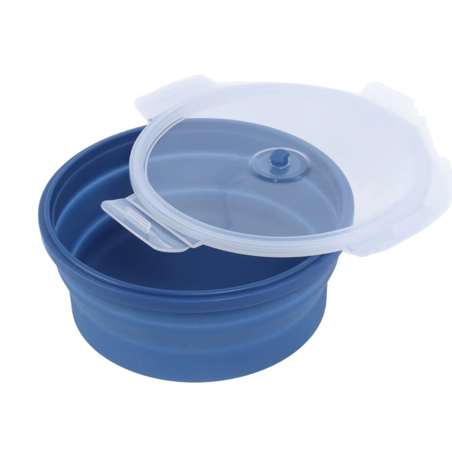 Collapsible Silicone Lunch Box for High-Temp Sealed Fresh-Keeping - Model: 1061829799625 - 图片 5