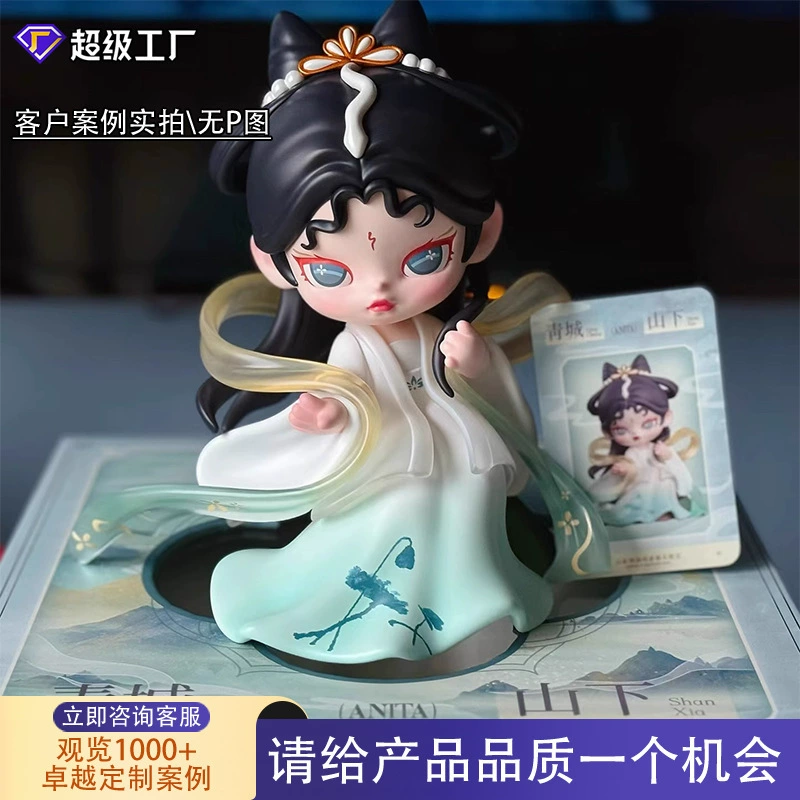 Custom PVC Blind Box Figure for Desk Decor with Resin Pendant - Model: 979225662637 - 图片 3