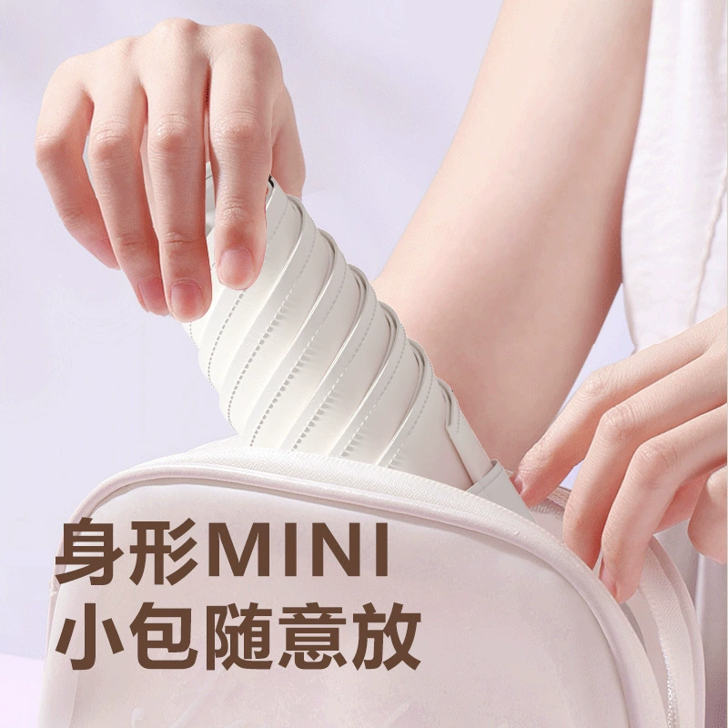 Compact Travel Umbrella for Sun Protection with Black Coating - Model: 896996952646 - 图片 4