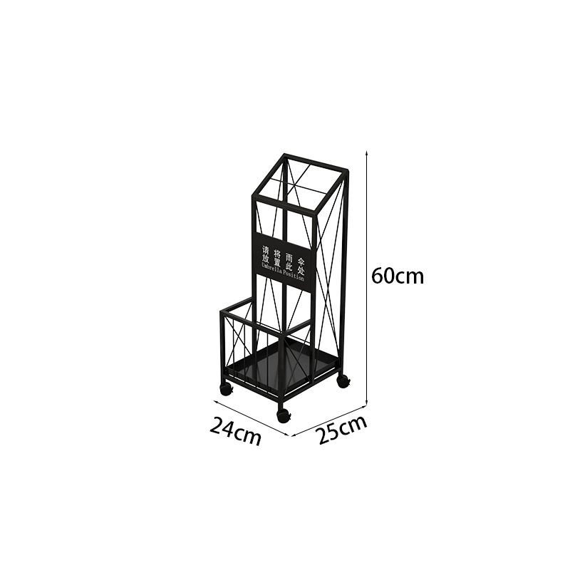 Umbrella Stand for Advertising with Logo Printing, Holds 8-20 Long Umbrellas - Model: 777989699656 - 图片 6