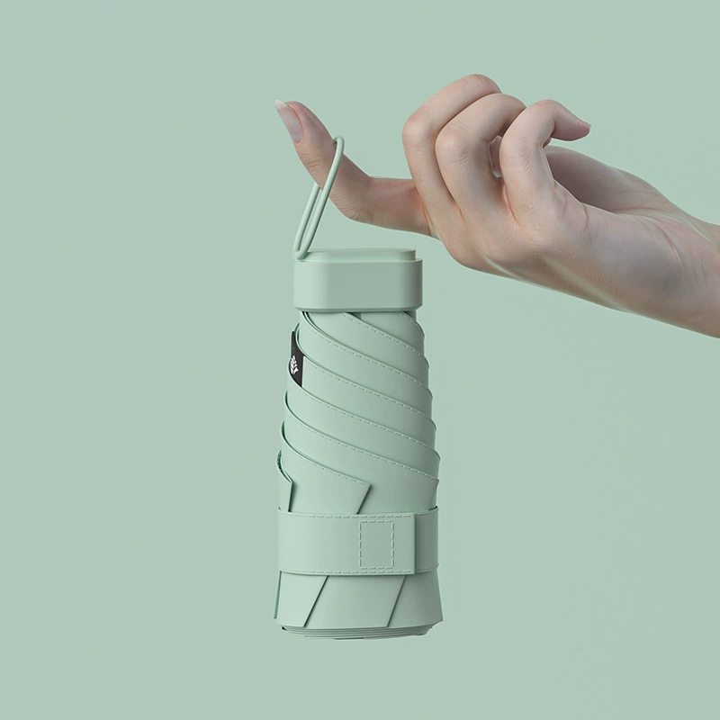Pocket-Size Umbrella for Travel with UV Protection and Card Holder - Model: 934879097731 - 图片 7