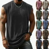Breathable Cotton Vest for Summer Urban Streetwear - Model: 1024897842797