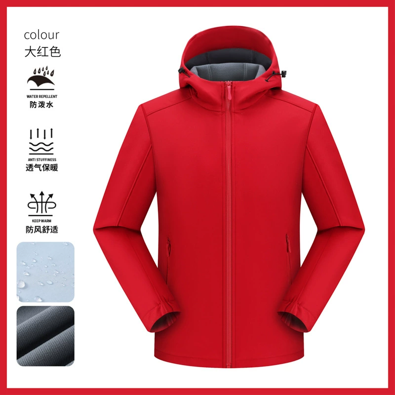 Custom Logo Soft Shell Jacket for Corporate Anniversary Autumn Winter Workwear - Model: 974566911162 - 图片 6