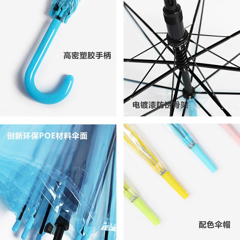 Transparent Umbrella for Rain with Clear Canopy for Outdoor Advertising - Model: 869160639364 - 图片 3