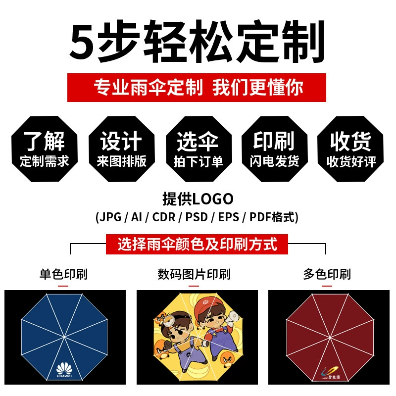 Golf Umbrella for Windproof Rain or Shine with Custom Logo - Model: 896905728949 - 图片 4