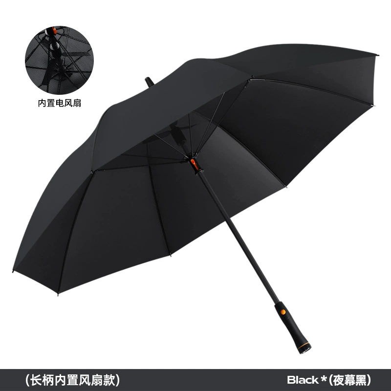 Automatic Long-Handled Umbrella for Sun and Rain with Fan - Model: 1045751410245 - 图片 7