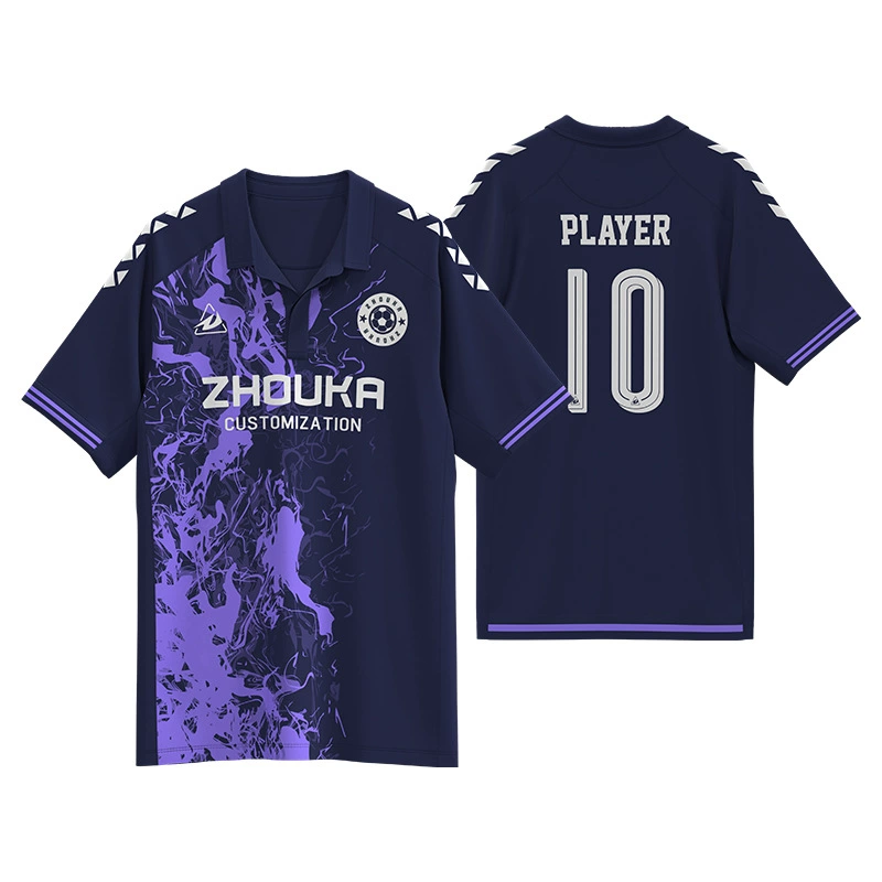 Men's Sports Polo for Ball Sports with Quick-Dry Sublimation Print - Model: 713143963301 - 图片 9