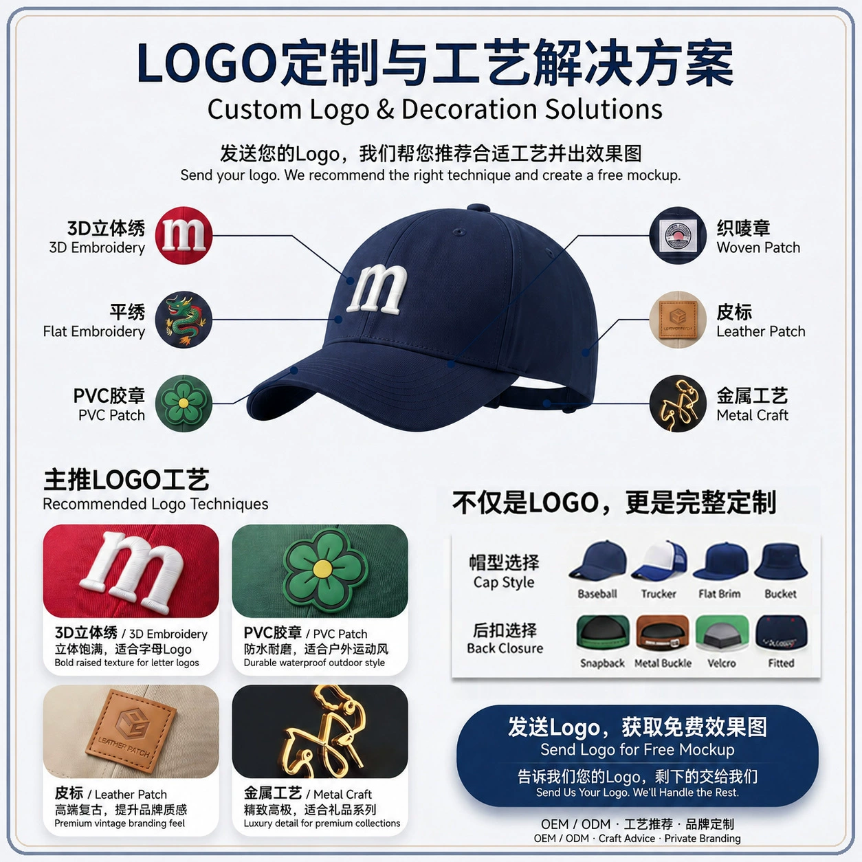 Trucker Hat for Outdoor Sports and Travel, Breathable Mesh - Model: 1066690368833 - 图片 2