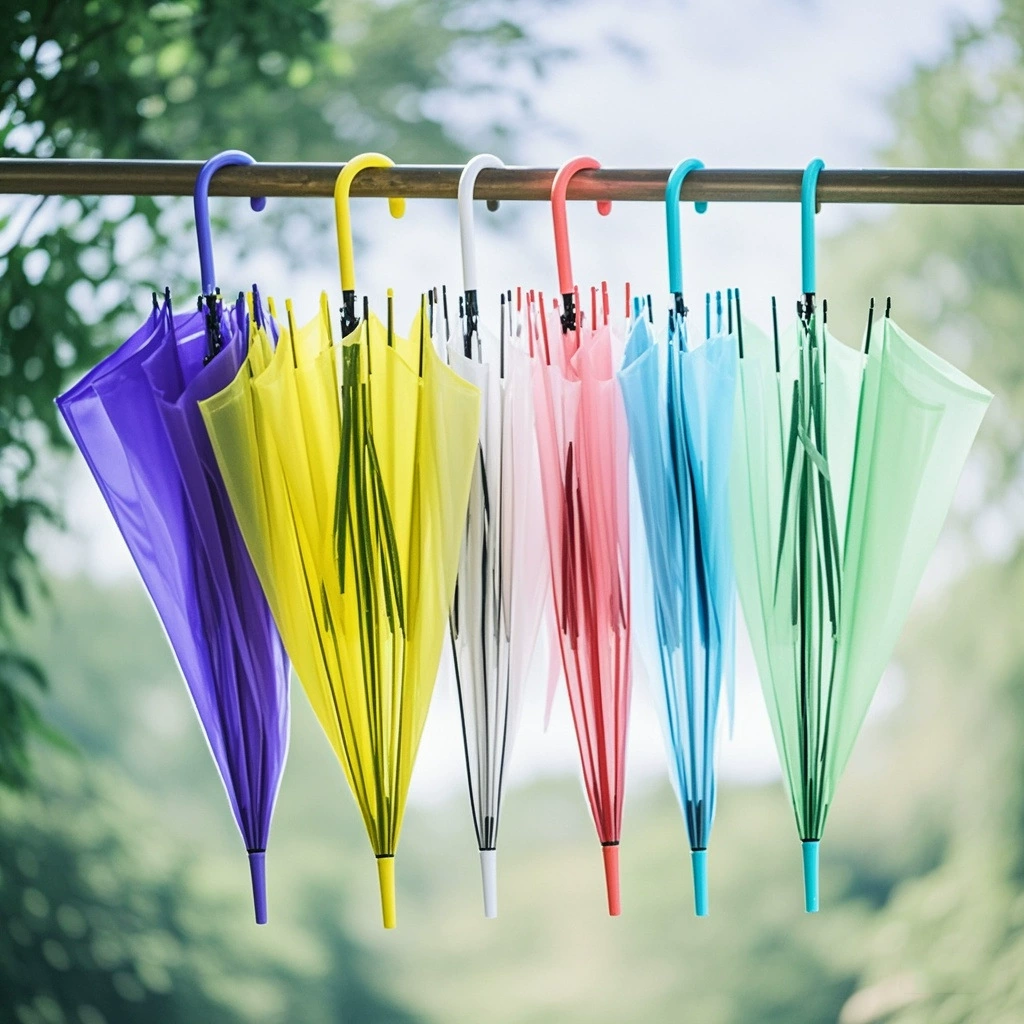 Transparent Umbrella for Rain with Clear Canopy for Outdoor Advertising - Model: 869160639364 - 图片 2