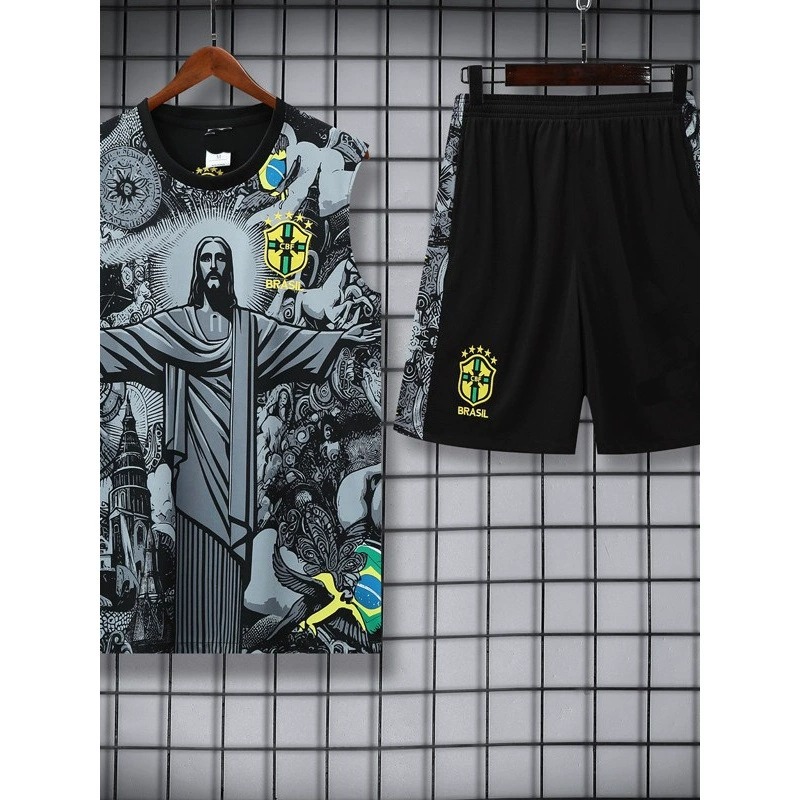 Football Training Vest Set for Warm-Up with Breathable Fabric - Model: 986211873547 - 图片 2
