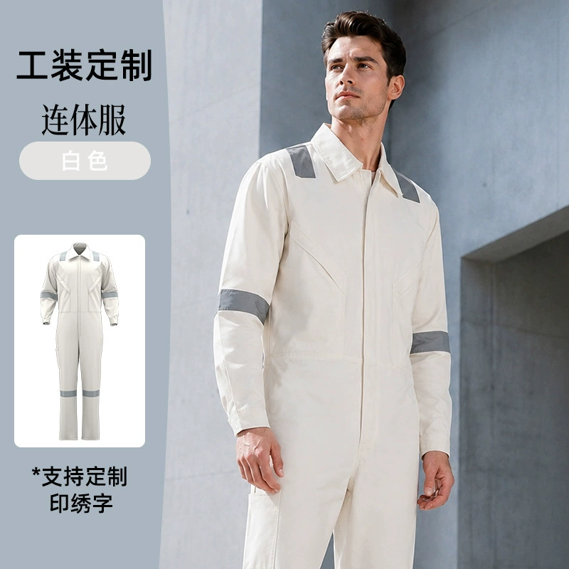 Men's Reflective Coverall for Mechanic Welder Shipyard Harbor Work - Model: 1058027659787 - 图片 6