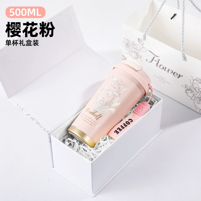 Lily of the Valley Coffee Cup Set for Business Gift with Gift Box - Model: 839805208318 - 图片 8