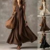 Sleeveless Long Dress for Summer Vacation Banquet - Model: 1049001516383