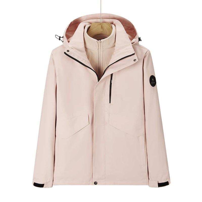 Custom Logo Workwear Jacket for Outdoor Team Winter, Detachable Hood, Fleece Lining - Model: 983700580678 - 图片 6