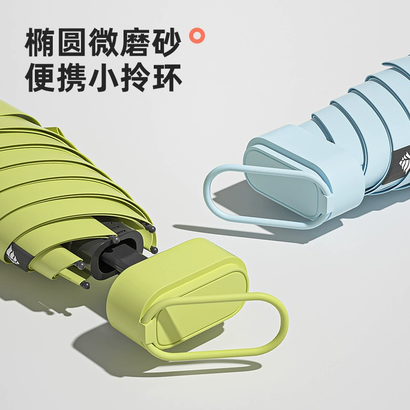 Pocket-Size Umbrella for Travel with UV Protection and Card Holder - Model: 934879097731 - 图片 2