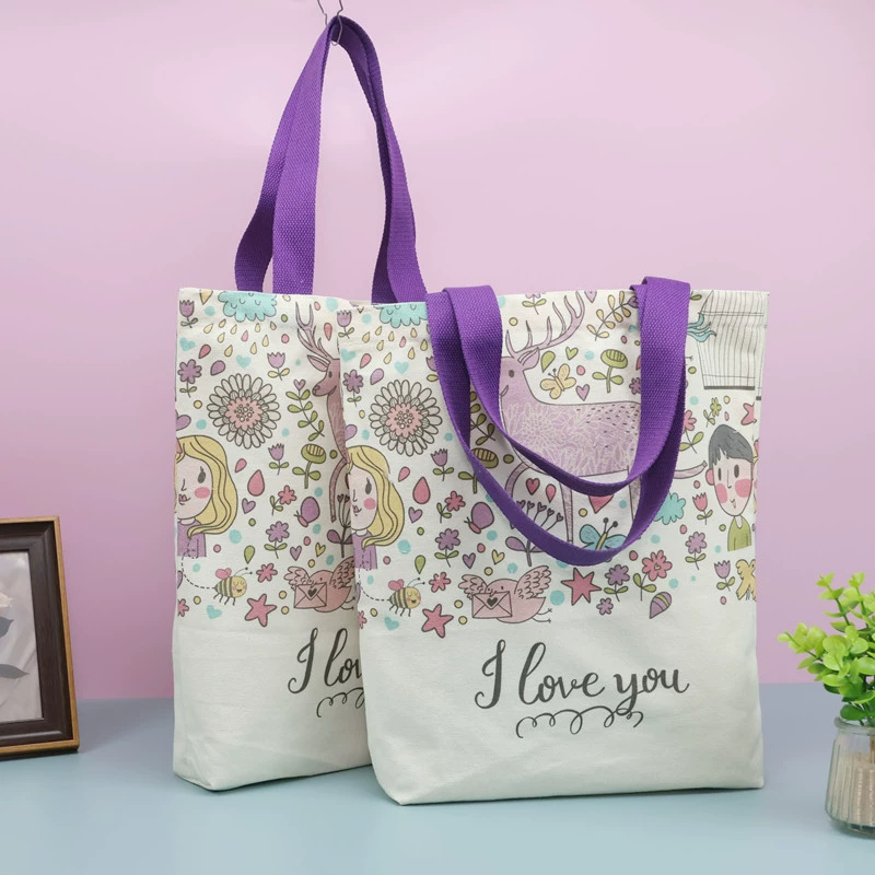 Custom Logo Canvas Tote for Advertising & Packaging - Model: 961237400805 - 图片 3