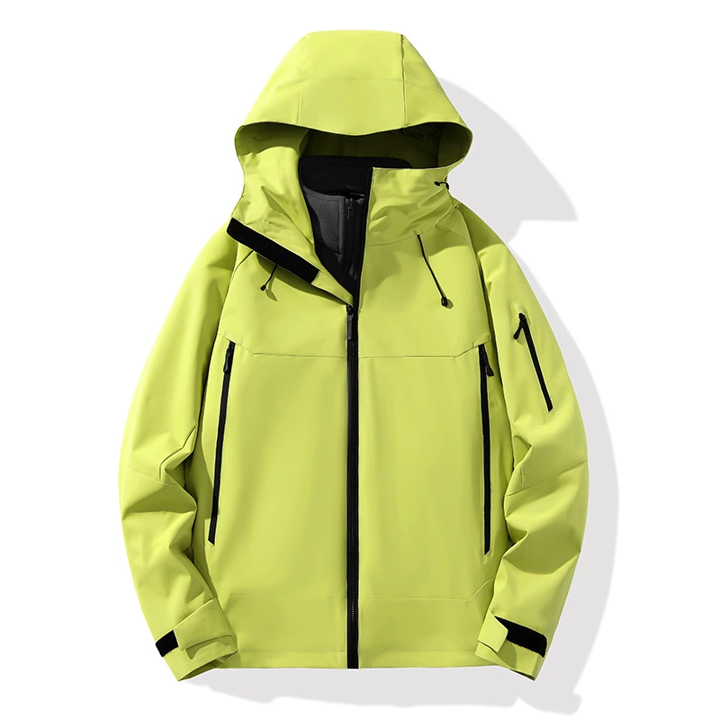 Hooded Outdoor Jacket for Hiking Trekking Travel with Custom Logo Workwear - Model: 981912555644 - 图片 7