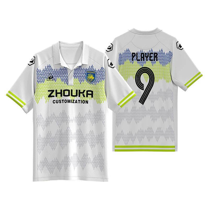 Men's Sports Polo for Ball Sports with Quick-Dry Sublimation Print - Model: 713143963301 - 图片 7