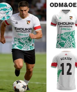 Custom Football Jersey for Club Match with Number Printing - Model: 1053834204799