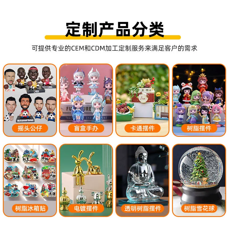 Custom PVC Blind Box Figure for Desk Decor with Resin Pendant - Model: 979225662637 - 图片 4