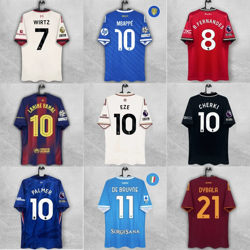 Football Jersey 2025/26 for Match Play and Fan Gear - Model: 985462526366