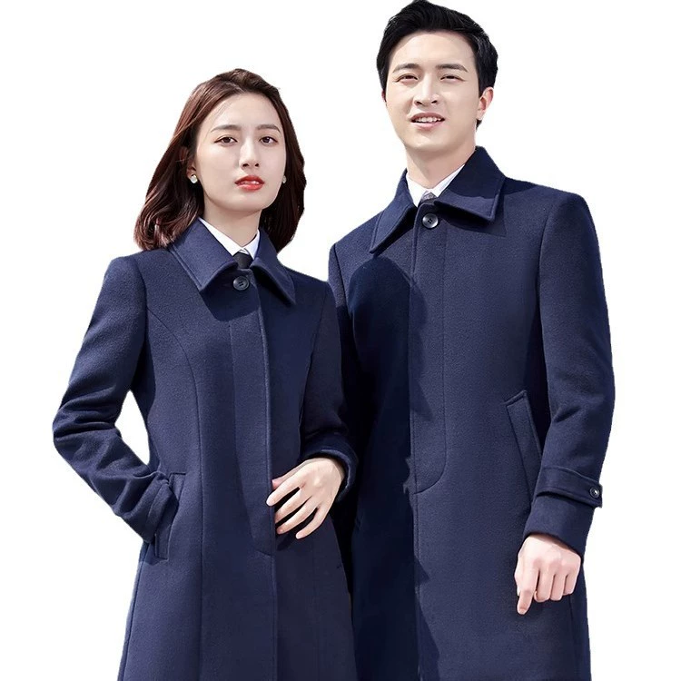 Winter Wool Coat for Hotel Front Desk Bank 4S Store Work Uniform - Model: 842864117009 - 图片 5
