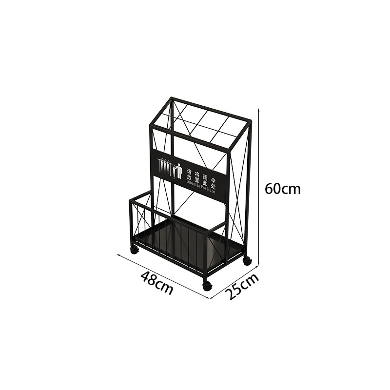 Umbrella Stand for Advertising with Logo Printing, Holds 8-20 Long Umbrellas - Model: 777989699656 - 图片 8