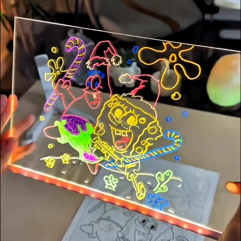Rechargeable Glowing Drawing Board for Kids DIY Art and Tracing - Model: 934731903854 - 图片 3
