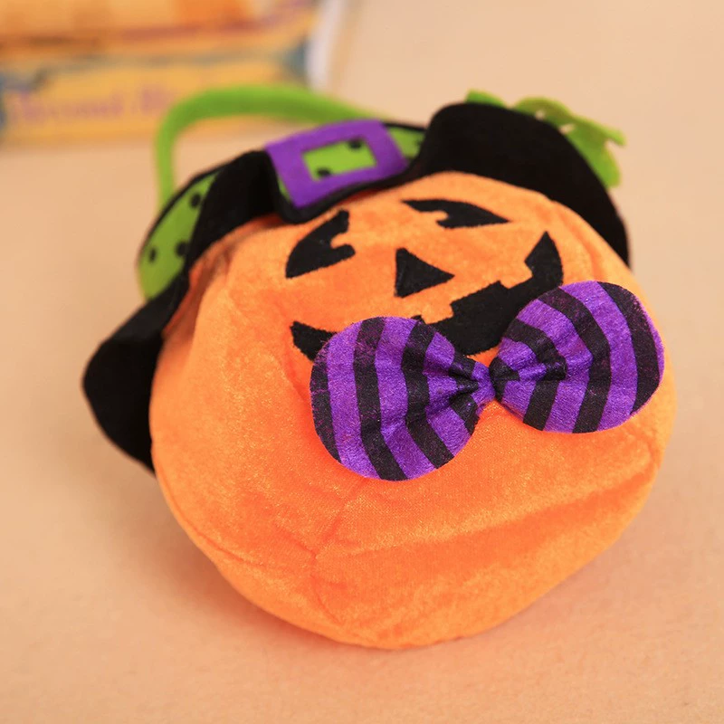 Halloween Candy Bag with Pumpkin Witch Design for Children's Trick-or-Treat - Model: 555574065918 - 图片 3