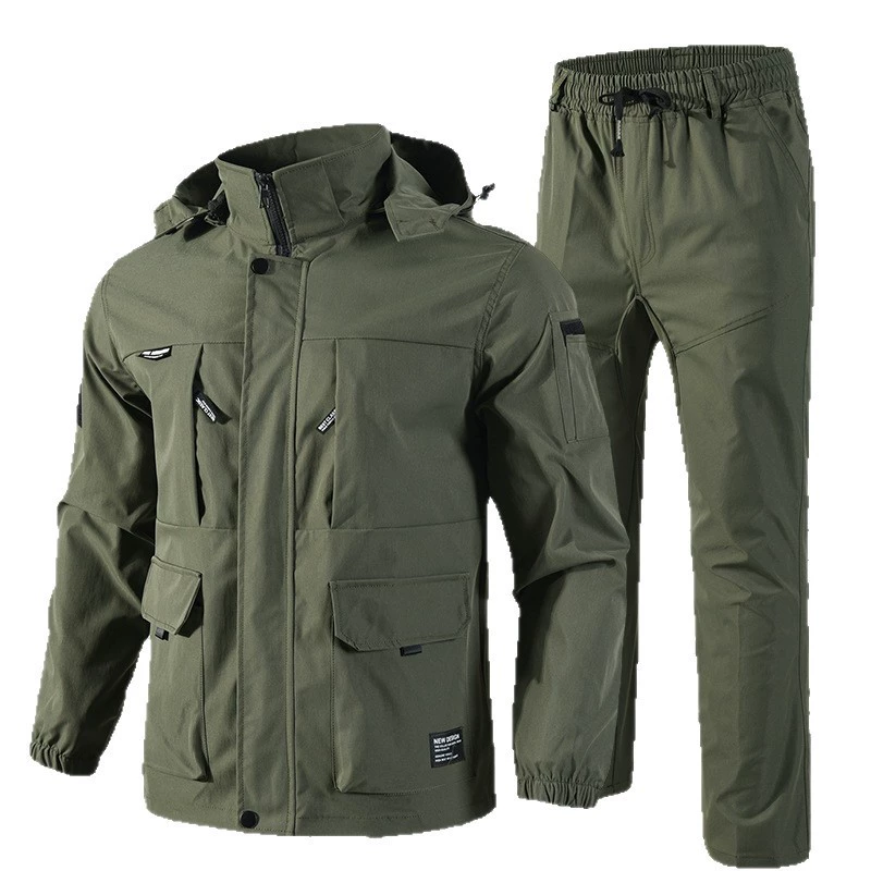 Men's Spring/Autumn Outdoor Suit for Workwear with Slight Stretch - Model: 921898671165 - 图片 5