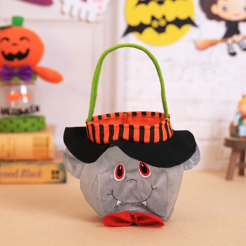 Halloween Candy Bag with Pumpkin Witch Design for Children's Trick-or-Treat - Model: 555574065918 - 图片 6