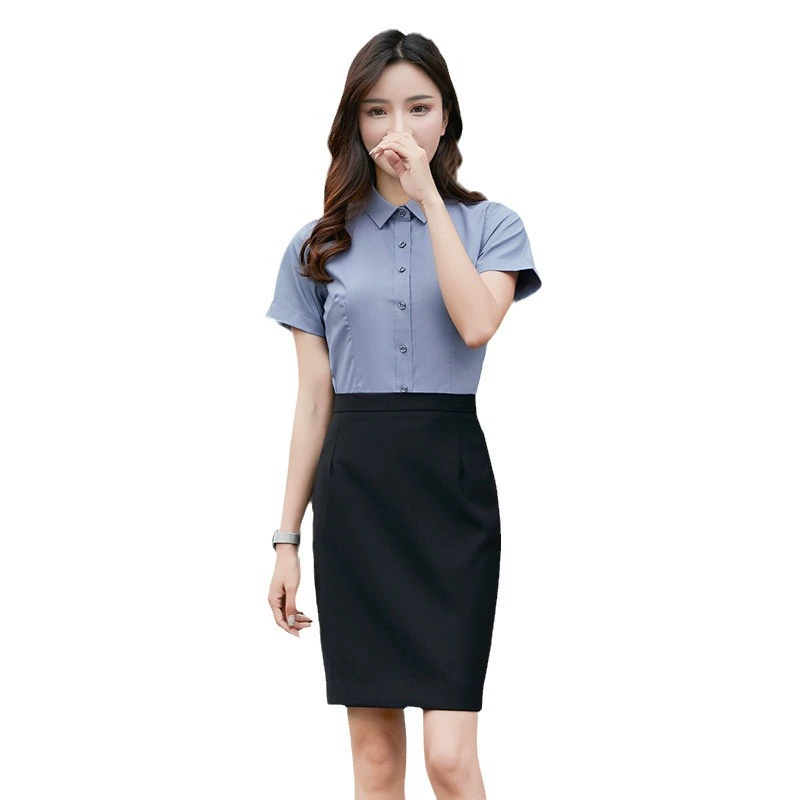 Slim Fit Pencil Skirt for Office Work with Slight Stretch and Hip-Hugging Design - Model: 722628045558 - 图片 5