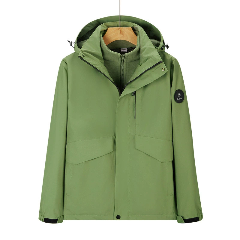 Custom Logo Workwear Jacket for Outdoor Team Winter, Detachable Hood, Fleece Lining - Model: 983700580678 - 图片 9