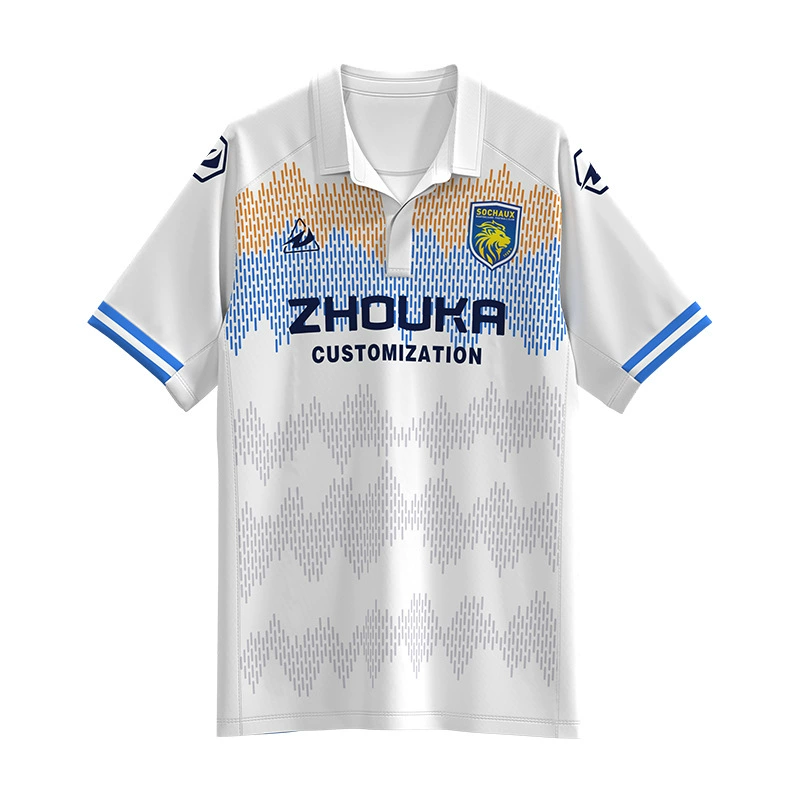 Men's Sports Polo for Ball Sports with Quick-Dry Sublimation Print - Model: 713143963301 - 图片 5