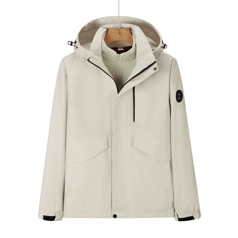 Custom Logo Workwear Jacket for Outdoor Team Winter, Detachable Hood, Fleece Lining - Model: 983700580678 - 图片 8