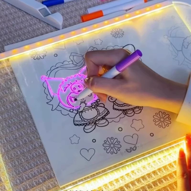 Rechargeable Glowing Drawing Board for Kids DIY Art and Tracing - Model: 934731903854 - 图片 7