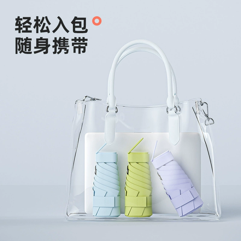 Pocket-Size Umbrella for Travel with UV Protection and Card Holder - Model: 934879097731 - 图片 4