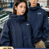 Winter Work Jacket with Detachable Fleece Lining for Outdoor Jobs - Model: 993299552128