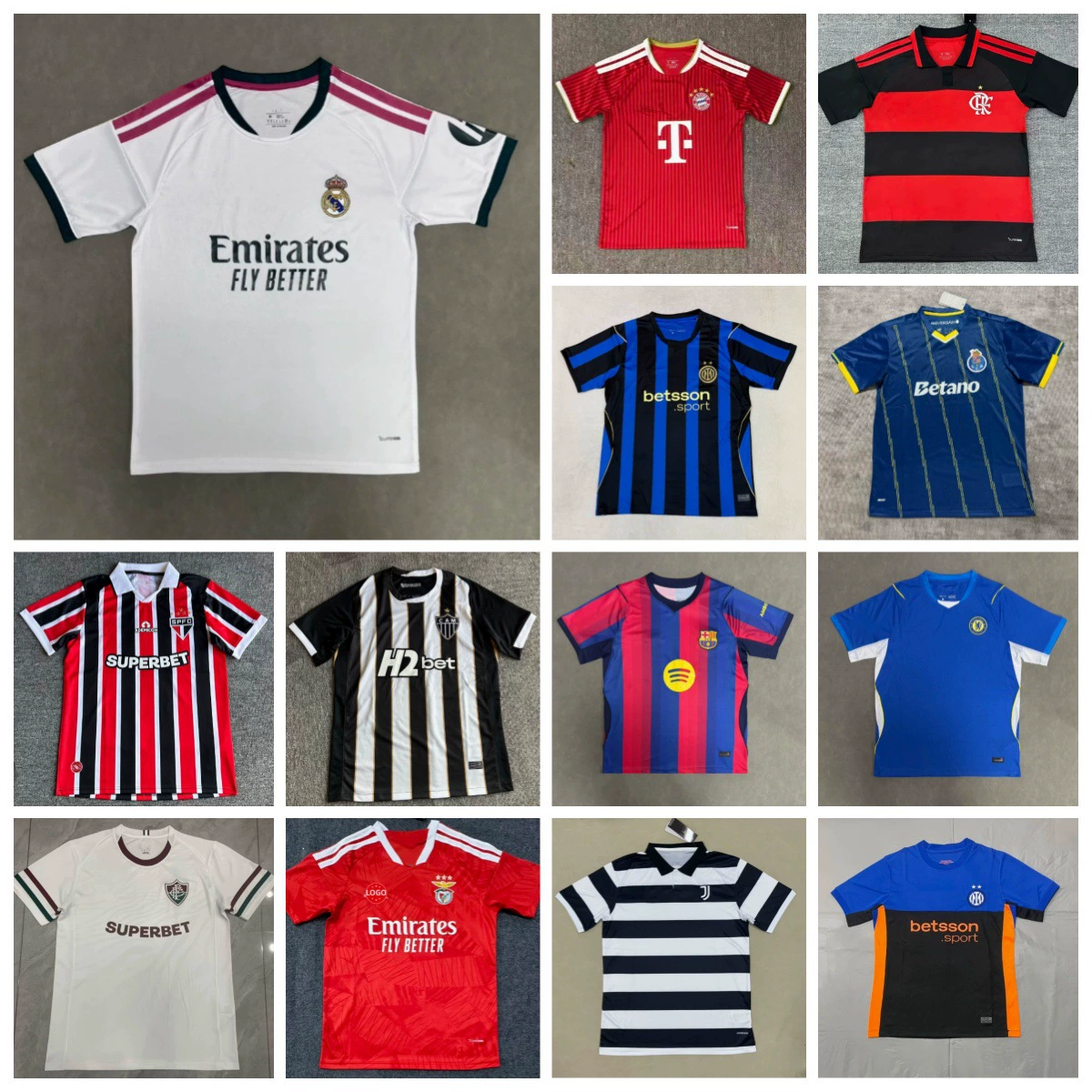 Football Jersey for Soccer Training and Match Play with Moisture-Wicking Fabric - Model: 1048963187304