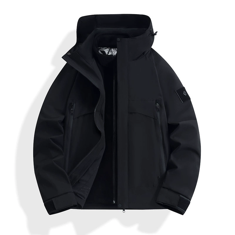 Outdoor Hiking Jacket with Removable Hood for Workwear Custom Logo - Model: 981751647238 - 图片 8