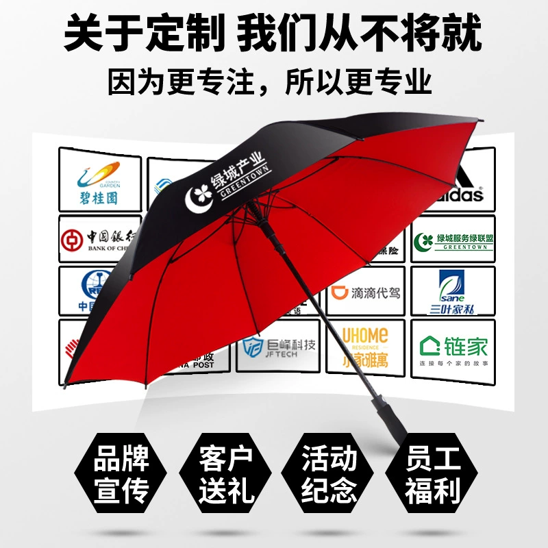 Custom Logo Umbrella for Golf Outdoor Advertising Business Gifts - Model: 677272363996 - 图片 3
